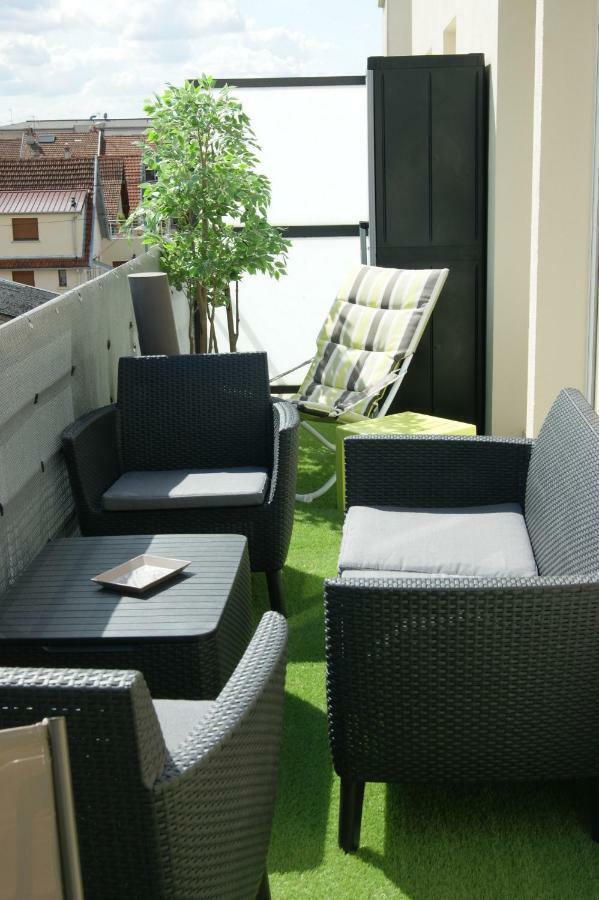 Appartamento Victoria-T2-41m2-Balcon, wifi, linge, produits, ménage inclus Reims Esterno foto